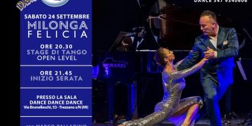 STAGE DI TANGO + SERATA | MILONGA FELICIA SABATO 24 SETTEMBRE 2022
